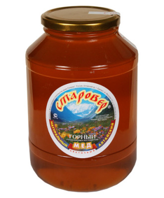 Мёд «Старовер» Горный. 0.3 кг.